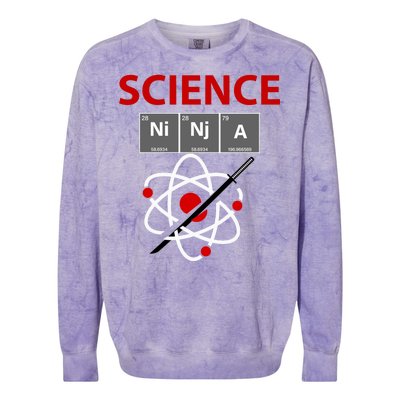 Science Ninja Colorblast Crewneck Sweatshirt