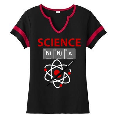 Science Ninja Ladies Halftime Notch Neck Tee