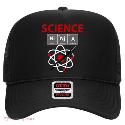 Science Ninja High Crown Mesh Back Trucker Hat