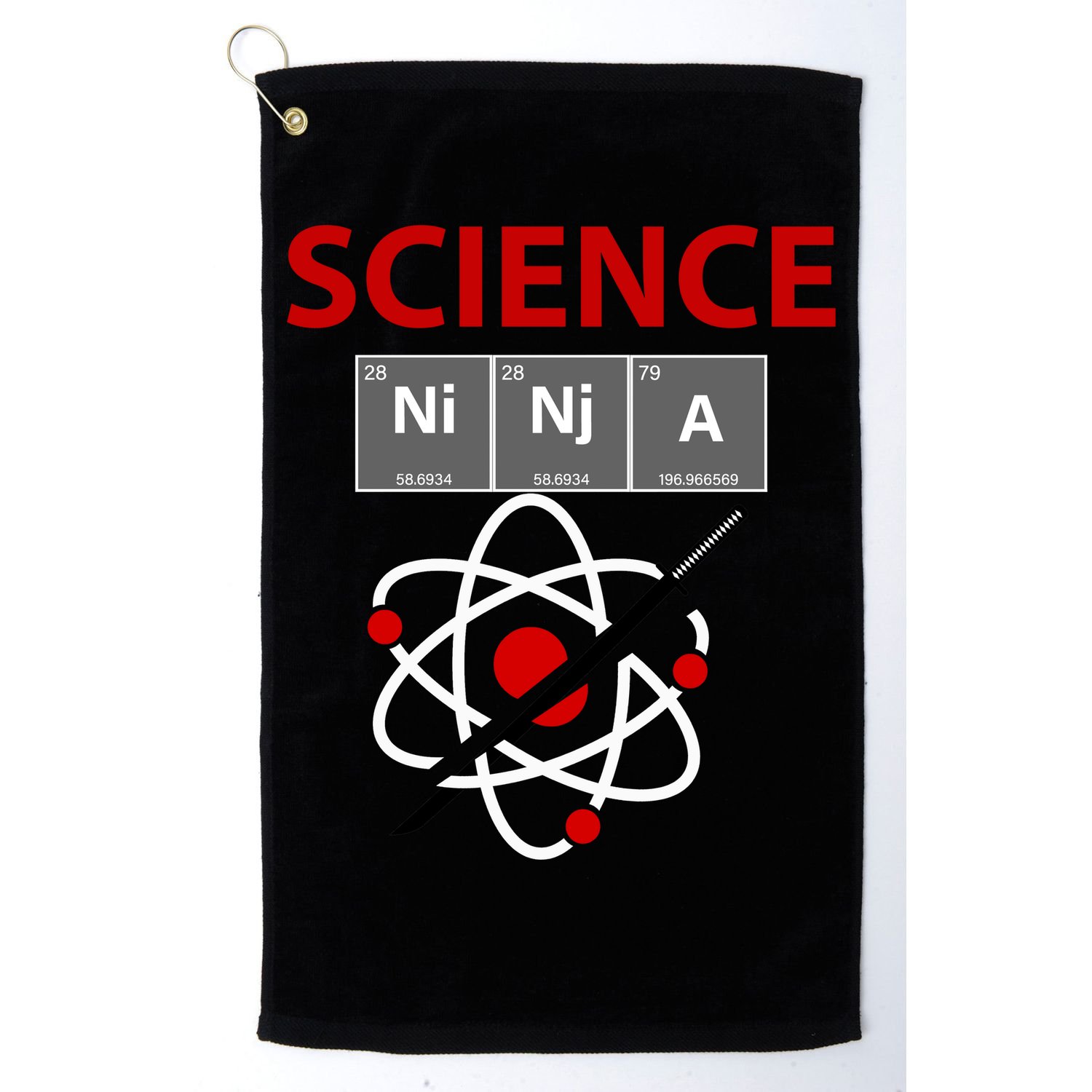 Science Ninja  Golf Towel