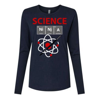 Science Ninja Womens Cotton Relaxed Long Sleeve T-Shirt