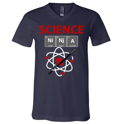 Science Ninja V-Neck T-Shirt