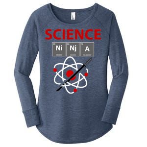 Science Ninja Women's Perfect Tri Tunic Long Sleeve Shirt