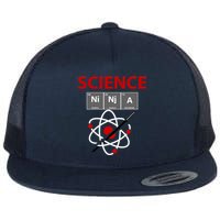 Science Ninja Flat Bill Trucker Hat