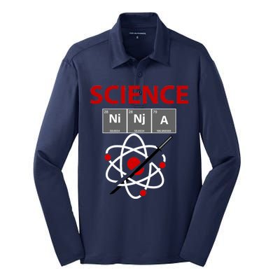 Science Ninja Silk Touch Performance Long Sleeve Polo