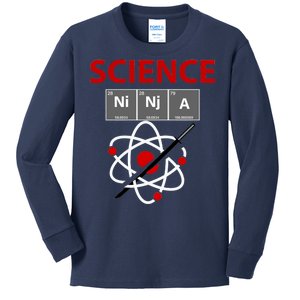 Science Ninja Kids Long Sleeve Shirt