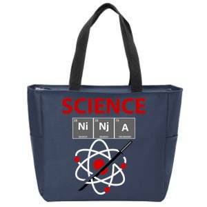 Science Ninja Zip Tote Bag