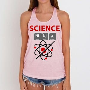 Science Ninja Women's Knotted Racerback Tank