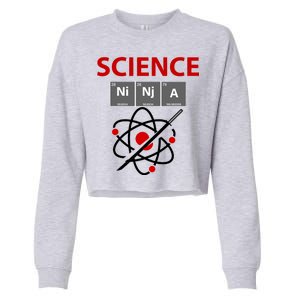 Science Ninja Cropped Pullover Crew