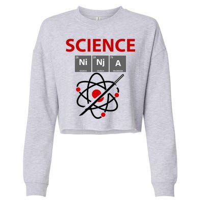 Science Ninja Cropped Pullover Crew