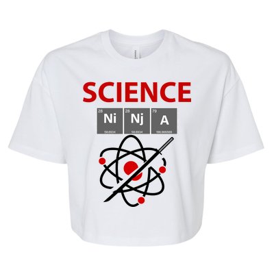 Science Ninja Bella+Canvas Jersey Crop Tee