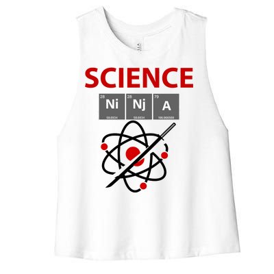 Science Ninja Women's Racerback Cropped Tank