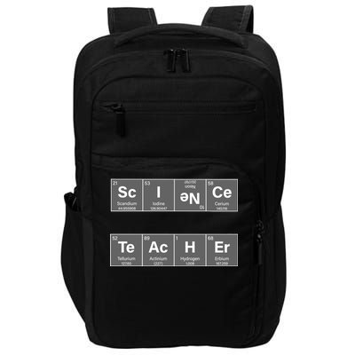 Science Teacher Periodic Table Logo Impact Tech Backpack