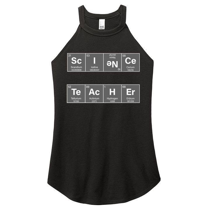 Science Teacher Periodic Table Logo Women's Perfect Tri Rocker Tank