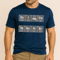 Science Teacher Periodic Table Logo Performance Shirt