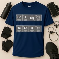 Science Teacher Periodic Table Logo Performance Shirt