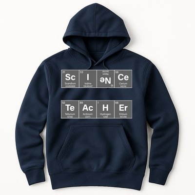 Science Teacher Periodic Table Logo Hoodie