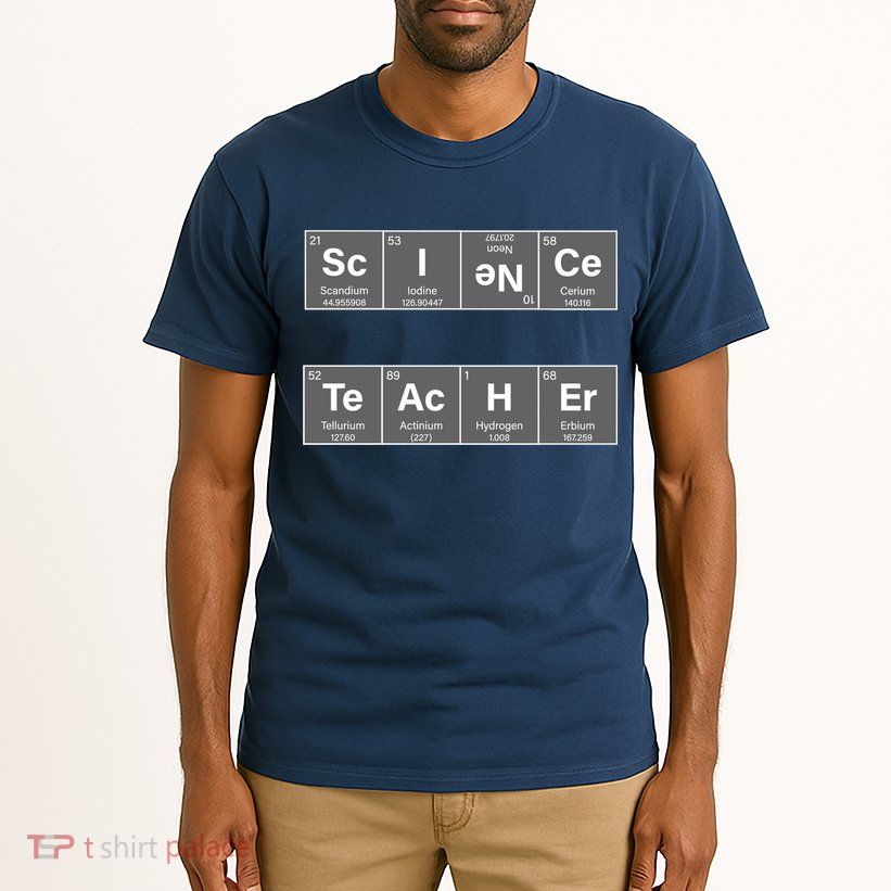Science Teacher Periodic Table Logo Tall T-Shirt