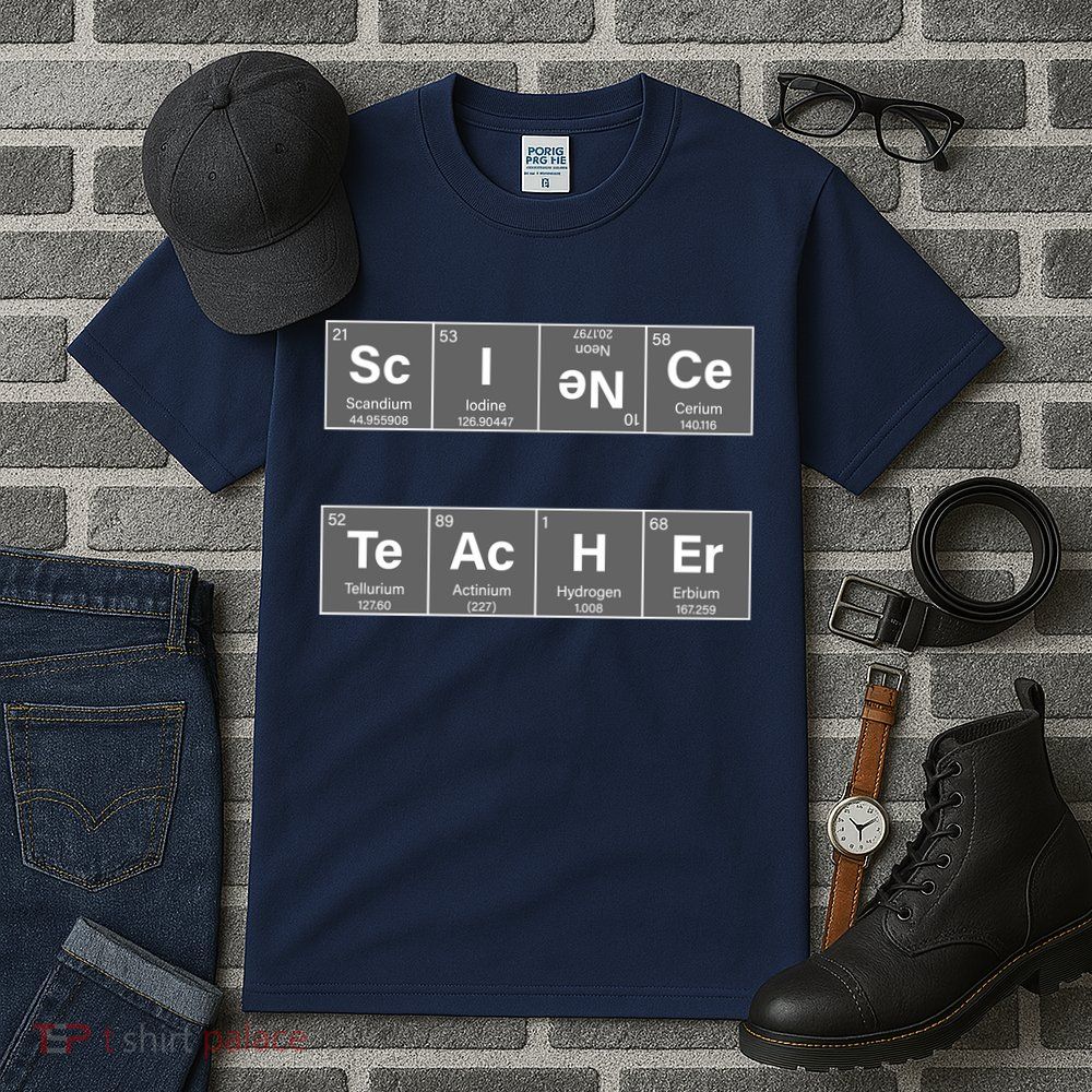 Science Teacher Periodic Table Logo Tall T-Shirt