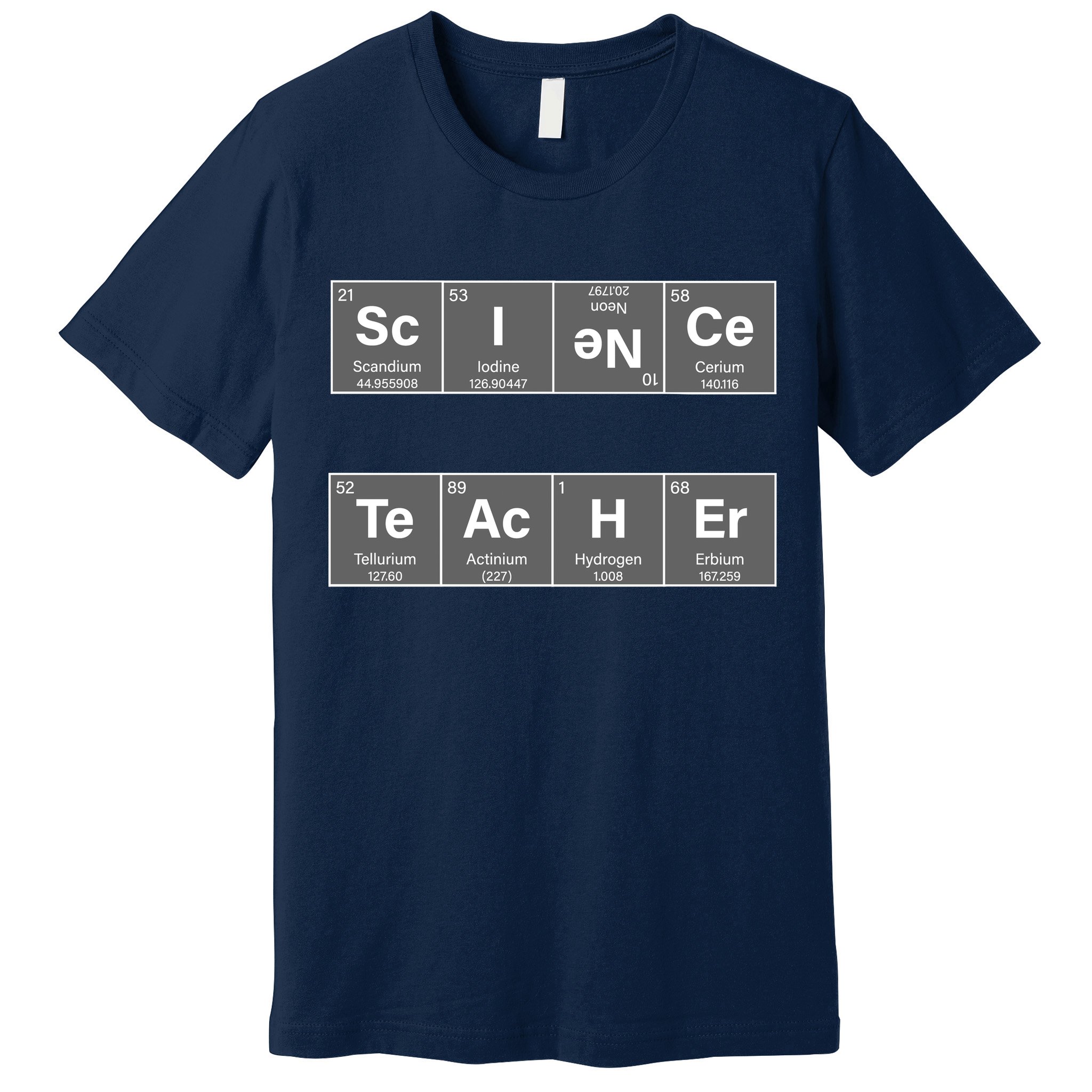Science Teacher Periodic Table Logo Premium T-Shirt