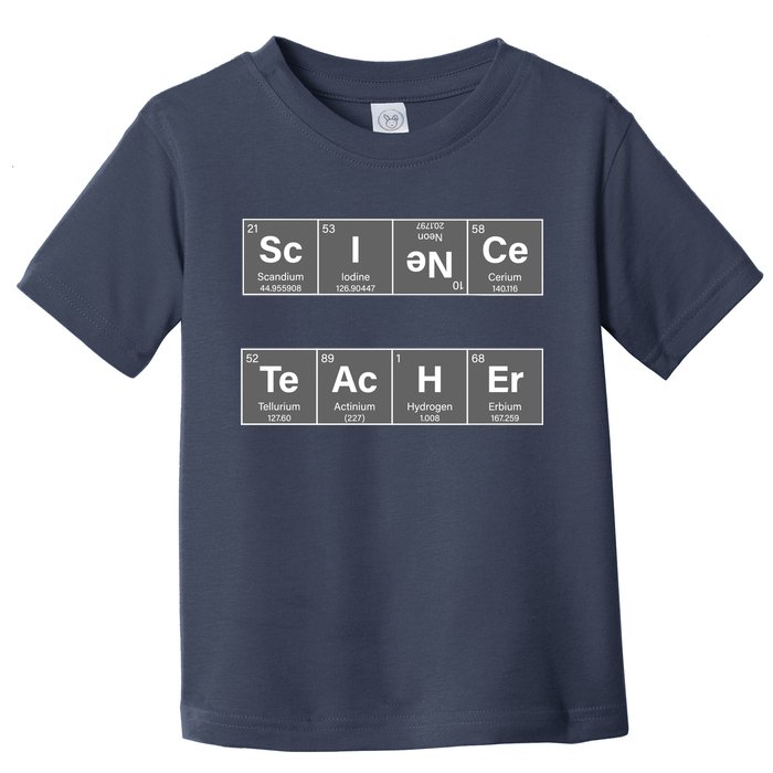 Science Teacher Periodic Table Logo Toddler T-Shirt