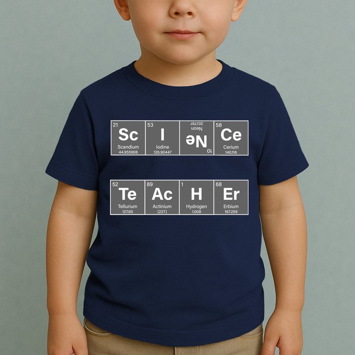 Science Teacher Periodic Table Logo Toddler T-Shirt