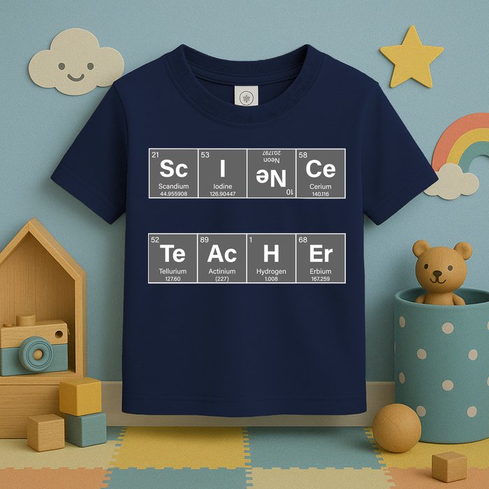 Science Teacher Periodic Table Logo Toddler T-Shirt