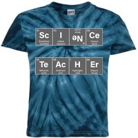 Science Teacher Periodic Table Logo Kids Tie-Dye T-Shirt