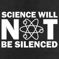 Science Will Not Be Silenced 7 Panel Mesh Trucker Snapback Hat