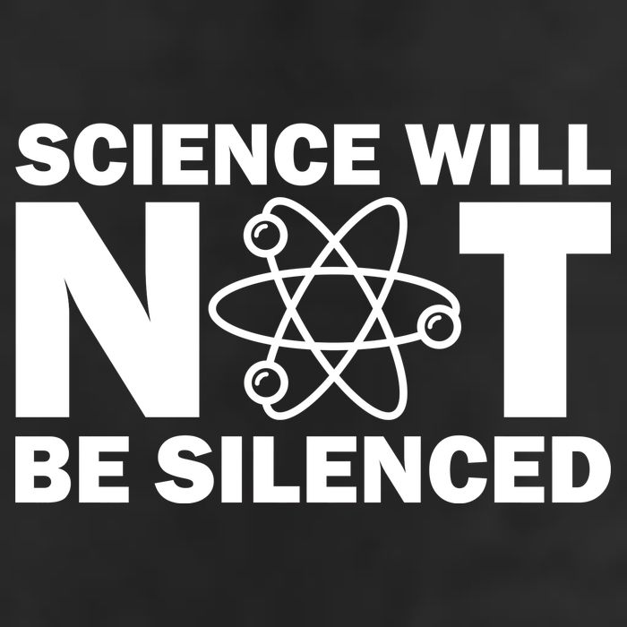 Science Will Not Be Silenced 7 Panel Mesh Trucker Snapback Hat