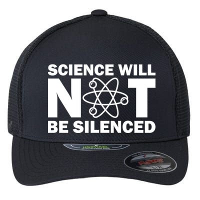 Science Will Not Be Silenced Flexfit Unipanel Trucker Cap