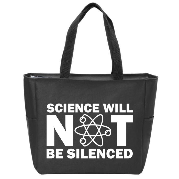 Science Will Not Be Silenced Zip Tote Bag
