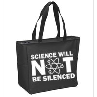 Science Will Not Be Silenced Zip Tote Bag