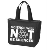 Science Will Not Be Silenced Zip Tote Bag