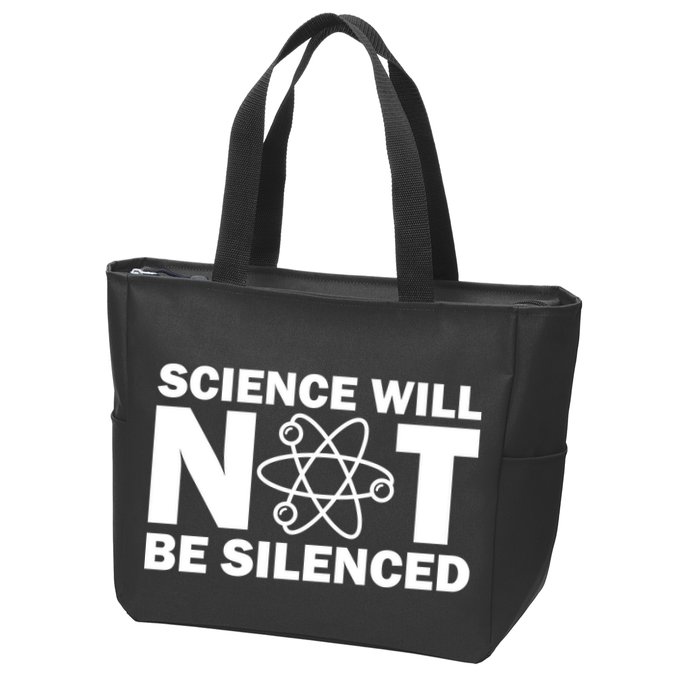 Science Will Not Be Silenced Zip Tote Bag