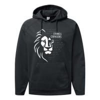 Strong & Courageous Joshua 19 Performance Fleece Hoodie