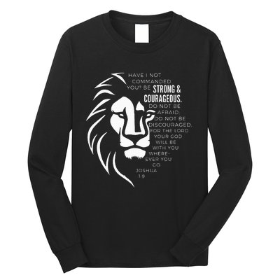 Strong & Courageous Joshua 19 Long Sleeve Shirt