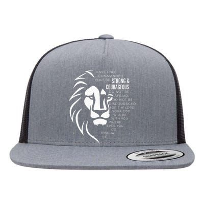 Strong & Courageous Joshua 19 Flat Bill Trucker Hat