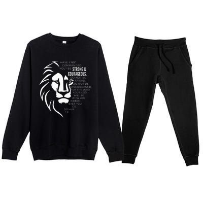 Strong & Courageous Joshua 19 Premium Crewneck Sweatsuit Set