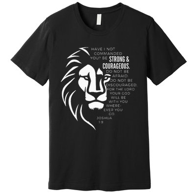 Strong & Courageous Joshua 19 Premium T-Shirt