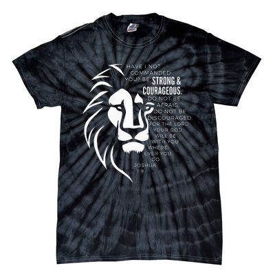 Strong & Courageous Joshua 19 Tie-Dye T-Shirt