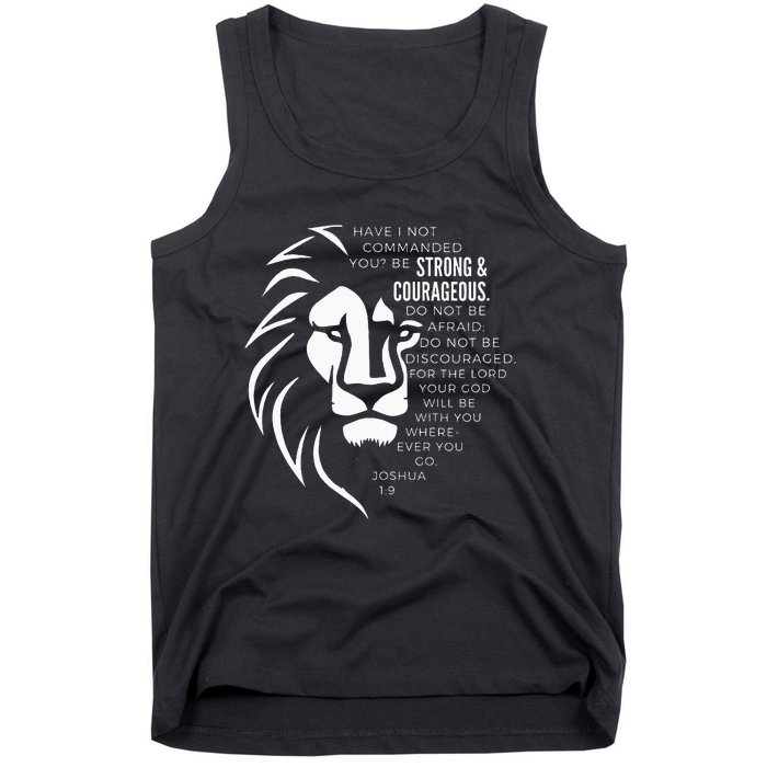 Strong & Courageous Joshua 19 Tank Top