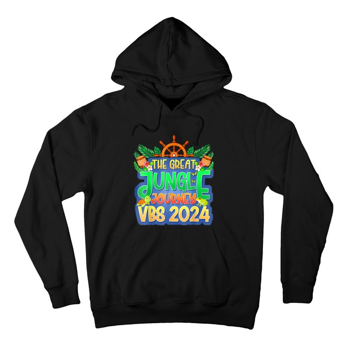 Summer Camp Jungle Journey Vbs 2024 Vacation Bible School Hoodie