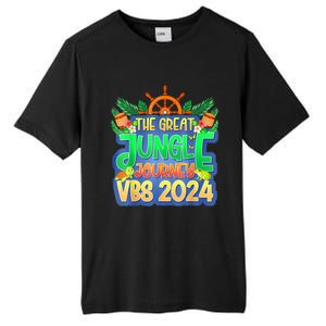 Summer Camp Jungle Journey Vbs 2024 Vacation Bible School Tall Fusion ChromaSoft Performance T-Shirt