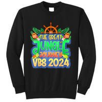 Summer Camp Jungle Journey Vbs 2024 Vacation Bible School Tall Sweatshirt