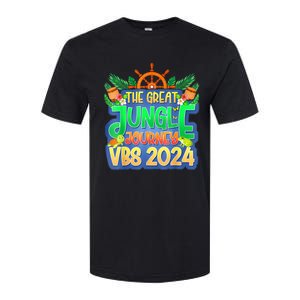 Summer Camp Jungle Journey Vbs 2024 Vacation Bible School Softstyle CVC T-Shirt