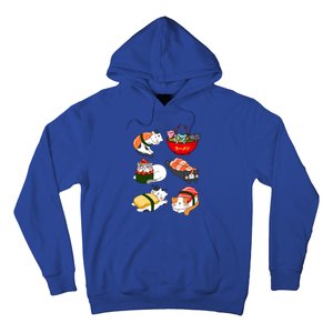 Sushi Cats Japanese Anime Kawaii Neko Lover Sushi Funny Great Gift Hoodie