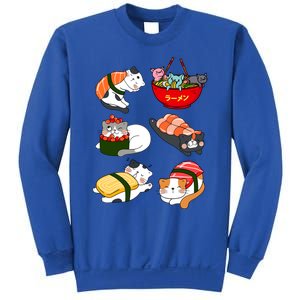 Sushi Cats Japanese Anime Kawaii Neko Lover Sushi Funny Great Gift Sweatshirt