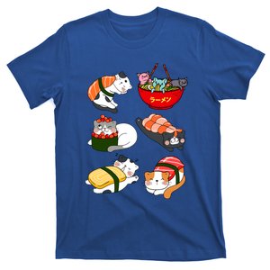 Sushi Cats Japanese Anime Kawaii Neko Lover Sushi Funny Great Gift T-Shirt