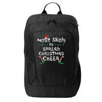 Spread Christmas Joy Festive Family Matching for Xmas City Backpack